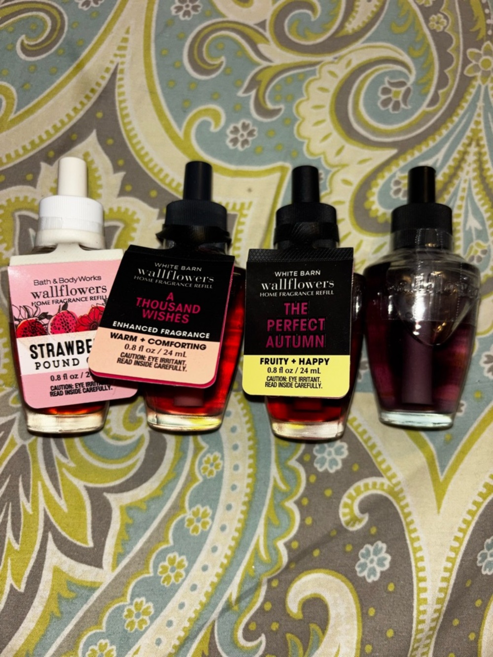 Bath & Body Works Wallflowers Refills in Pink and Deep Purple Hues